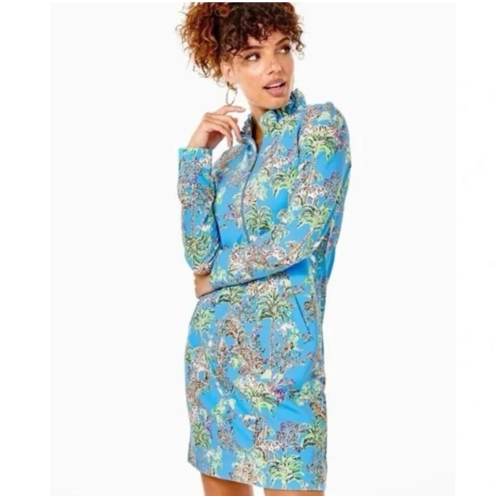 Lilly Pulitzer skipper ruffled popover dress